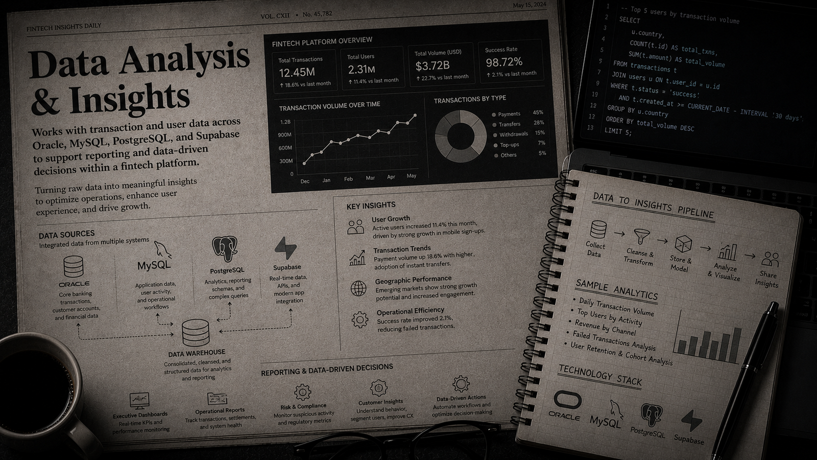 Data analysis and insights